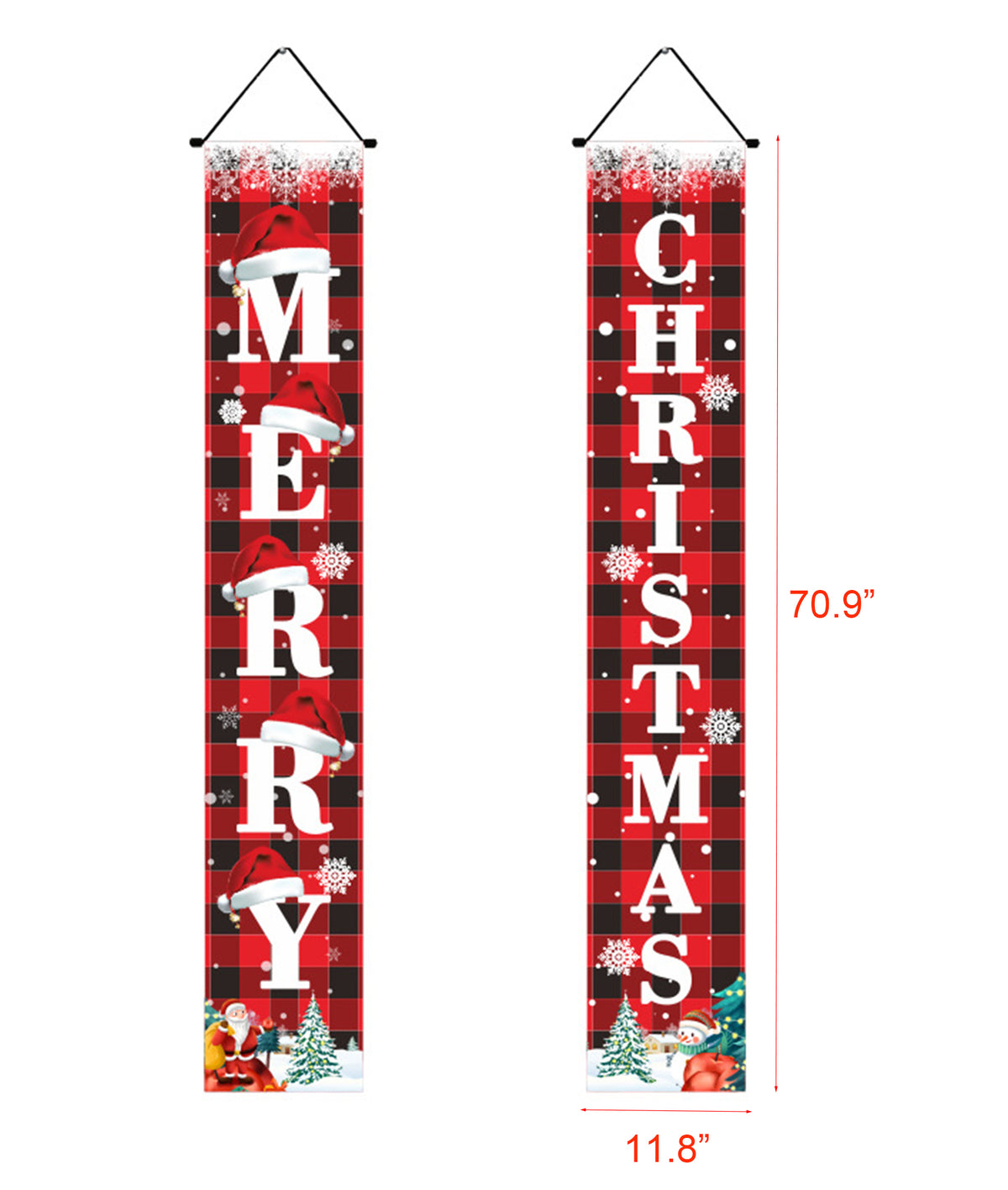 Christmas Couplets Christmas Porch Banner