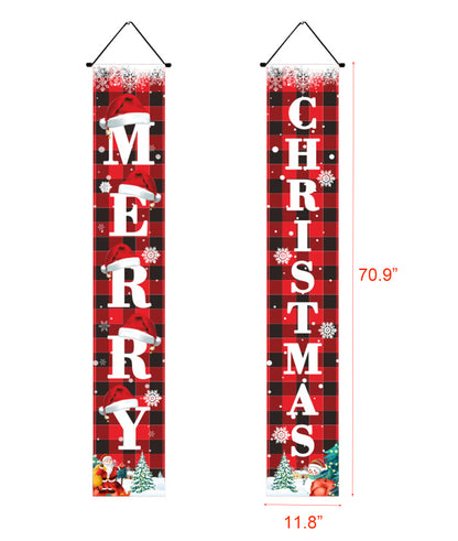 Christmas Couplets Christmas Porch Banner