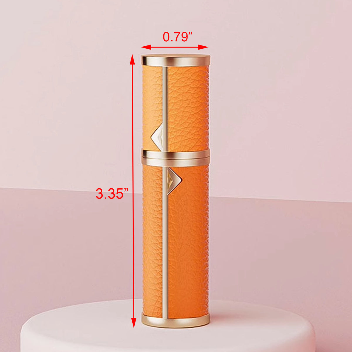 Portable Mini Leather Refillable Perfume Atomizer Travel Perfume Bottle