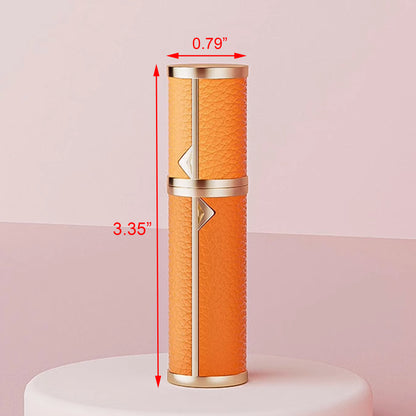 Portable Mini Leather Refillable Perfume Atomizer Travel Perfume Bottle