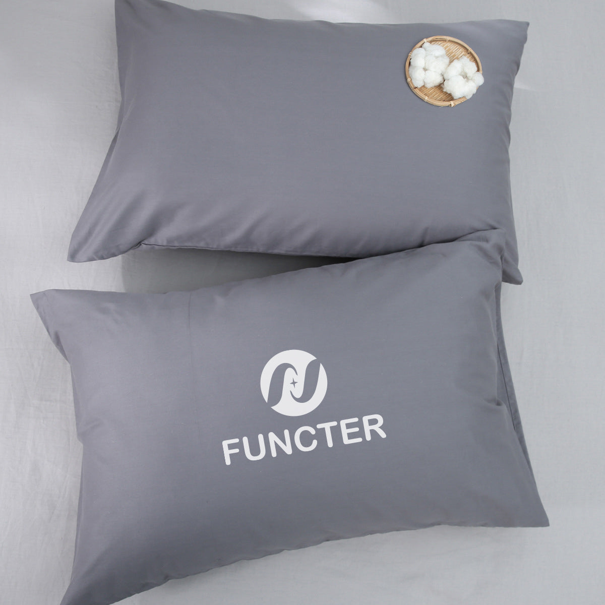 20 x 28" Premium Square Cotton Throw Pillowcase - Envelope Closure