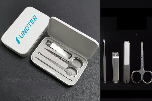 4" 1 Stainless Steel Professional Pedicure Kit Nail Scissors Grooming Kit With White Box