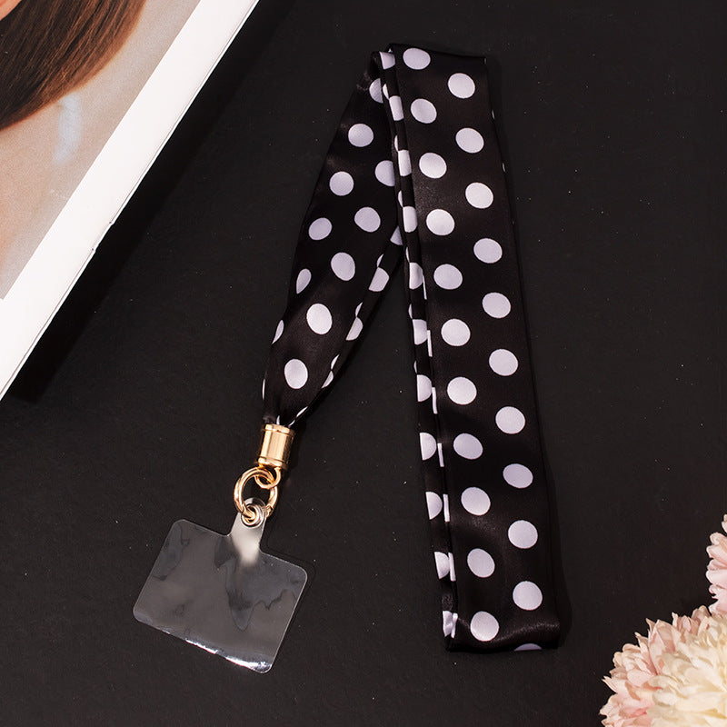 2" Full Custom Silk Feeling Satin Phone Lanyard Badge Lanyard Neck Strap w/Lanyard Pad Compatible #7