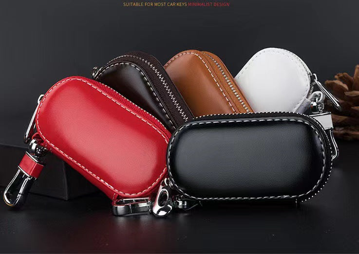 PU Car Key Sleeve W/A Key Chain