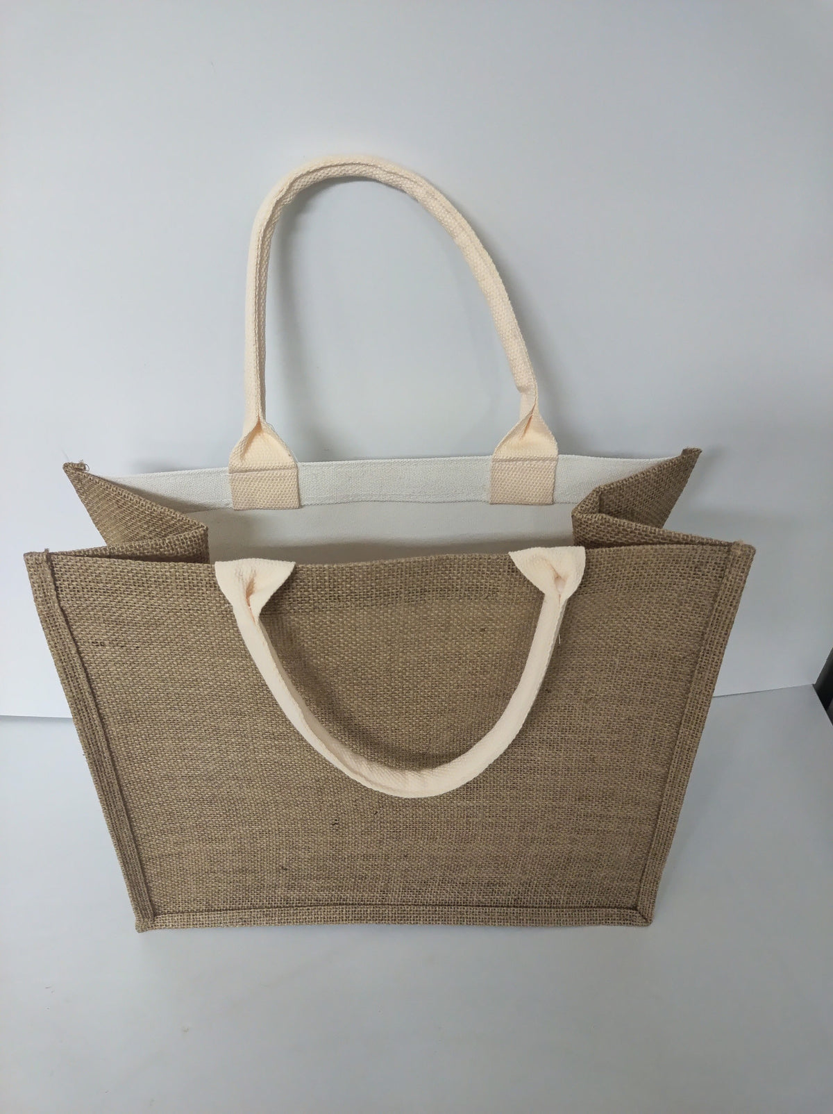2" 1 Canvas/Burlap Tote Bag