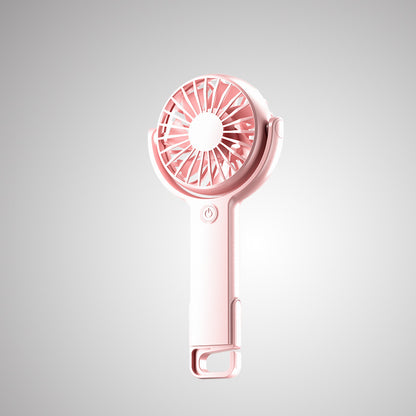 Mini USB Desktop Handheld Fan With 5-Speed Adjustable USB Rechargeable Fan