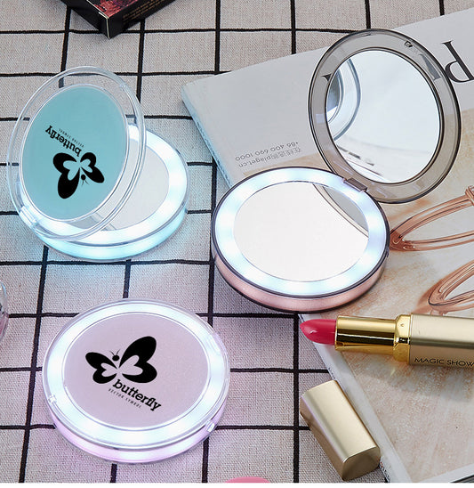 Luxurious Mini LED Makeup Mirror 3X Magnify