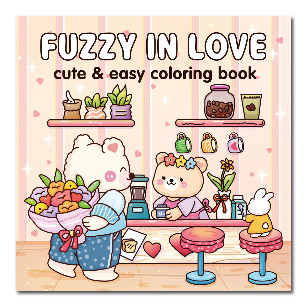 Fully Customized Pattern Coloring Book Cartoon Theme DIY Books for Adults & Kids - 40 Sheets