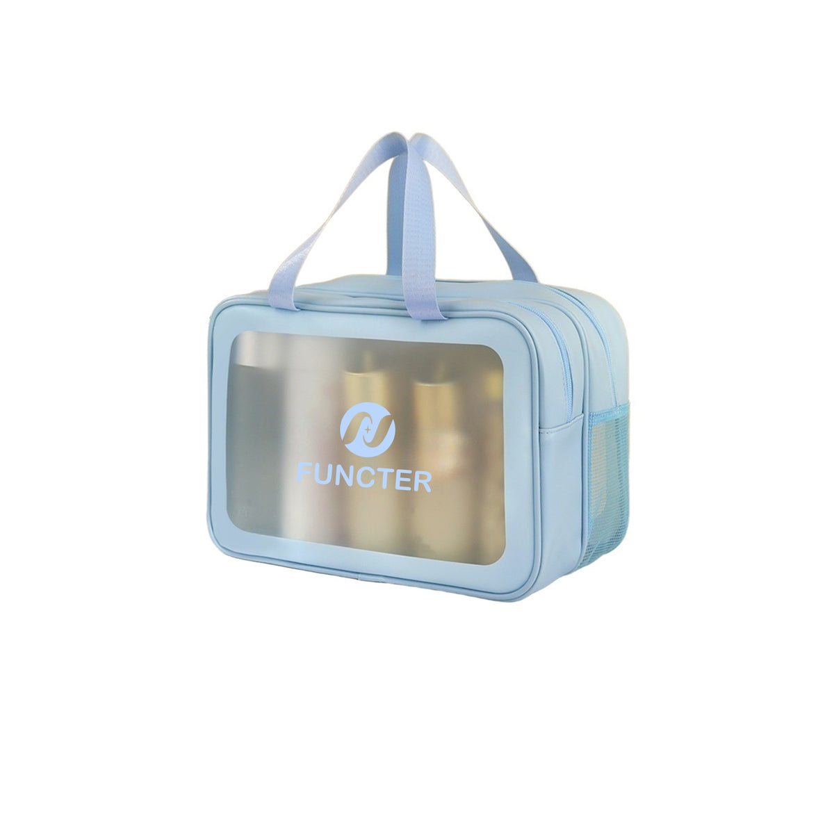 Waterproof Toiletry Kits Washing Bag for Travel - Double Layer Dry/Wet Shower Organizer