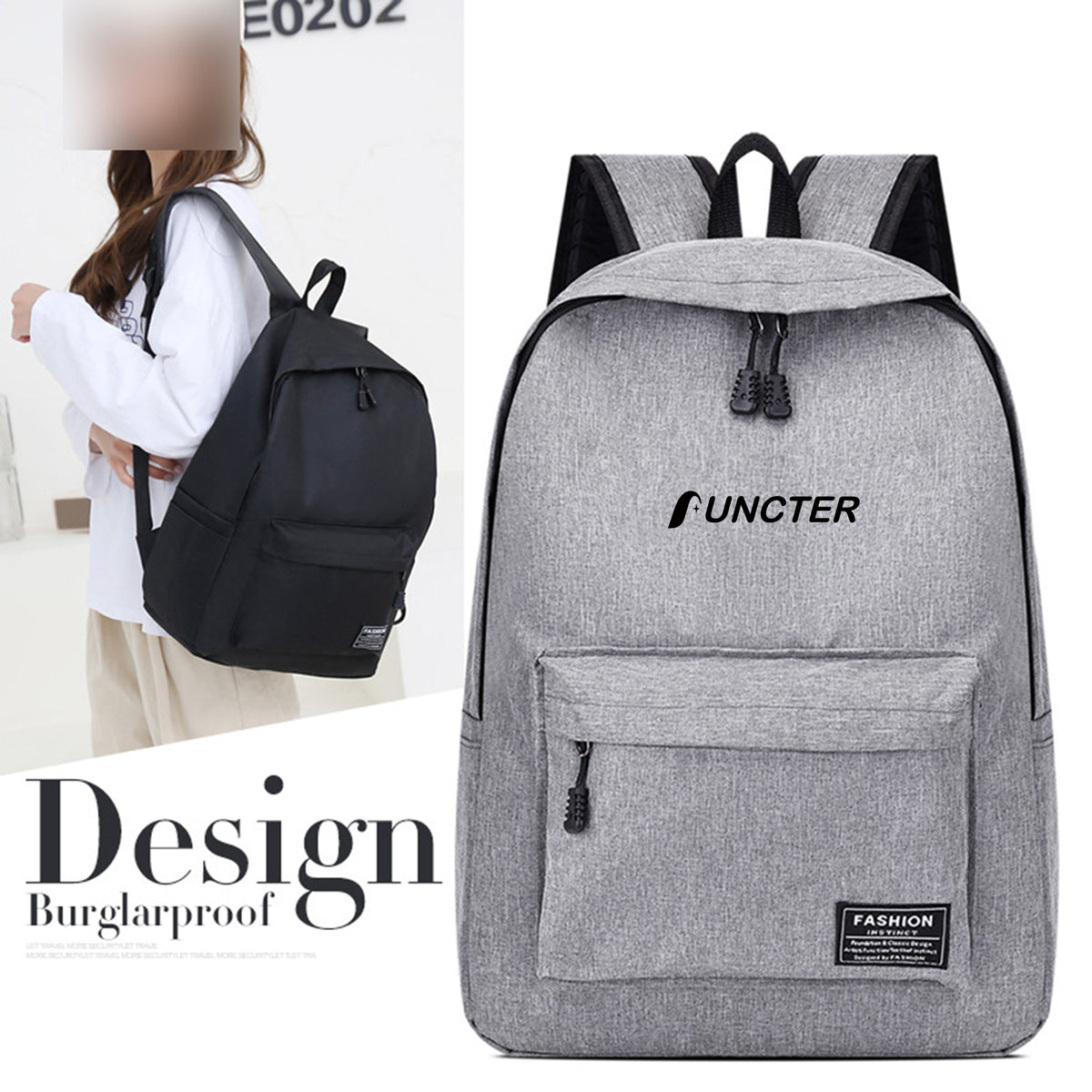 Backpack Simple School Bag Middle School Backpack