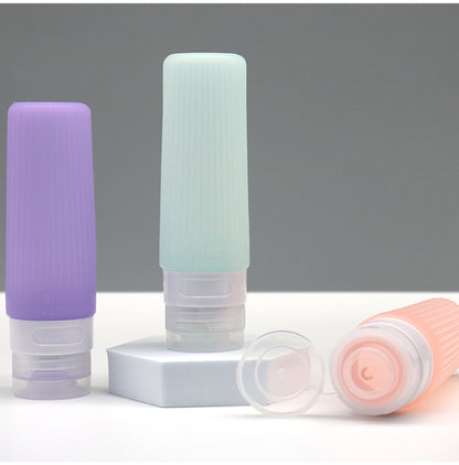 3 OZ Silicone Travel Cosmetics Split Bottles