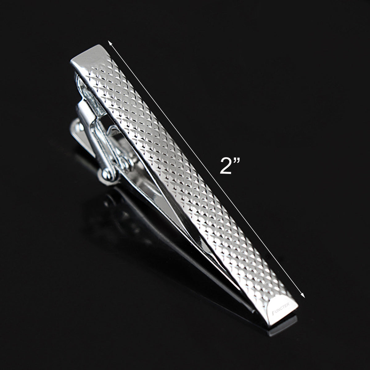 2" L Necktie Clip Tie Bar for Men's Skiny Necktie-#20