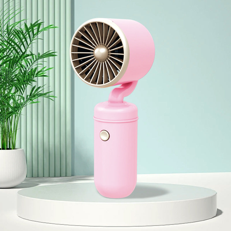 Mini Handheld Fan Rechargeable Portable Small Fan Desk Fan 3 Levels Wind Speed