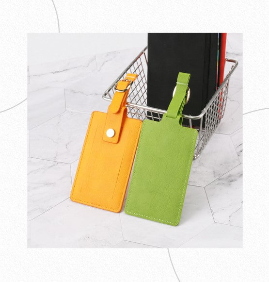 PU Leather Luggage Tag