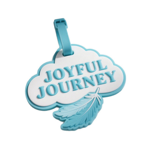 Custom 3D Embossed PVC Travel Baggage Bag Tag Suitcase Identifier Label