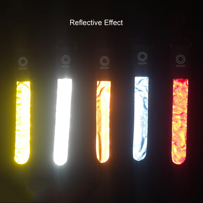 PVC LED Reflective Strip Backpack Pendants Safety Strap for Night Riding, Hiking, Jogging