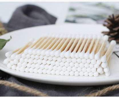 200pcs Biodegradable Bamboo Cotton Swabs Q-tip Cotton Buds(Drawer Type Package)