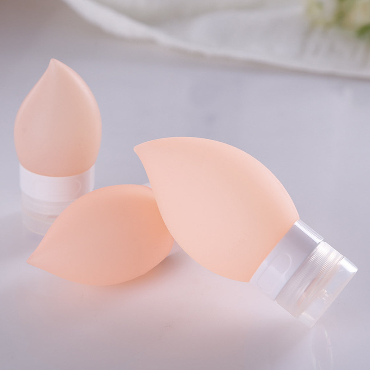 2 OZ Leak Proof Travel Split Bottles - Travel Containers for Travel Size Toiletries