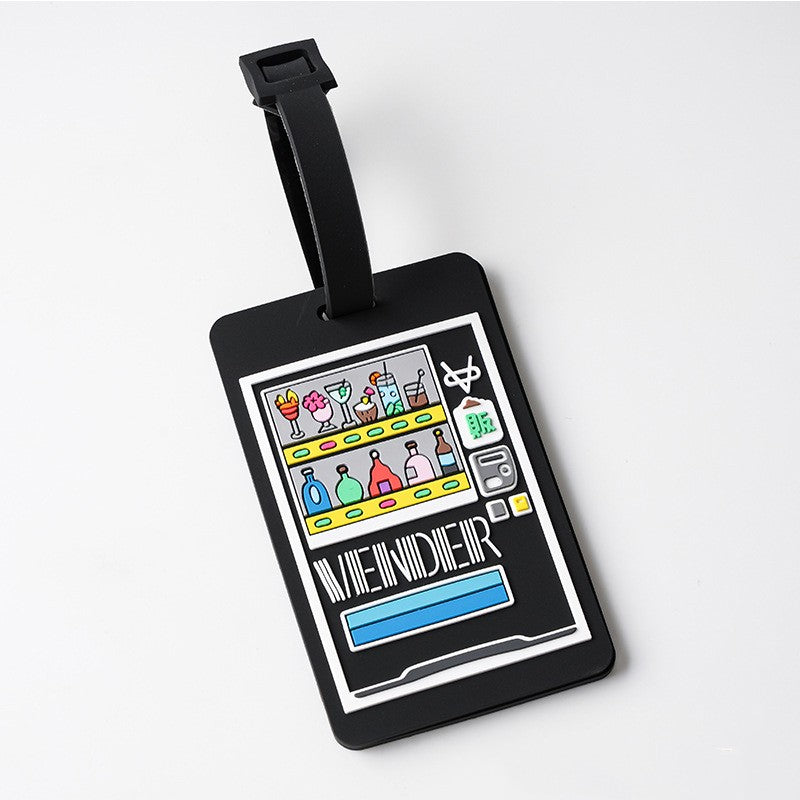Fully Customizable 3D Soft PVC Luggage Tag For Suitcase Travel Baggage Identification