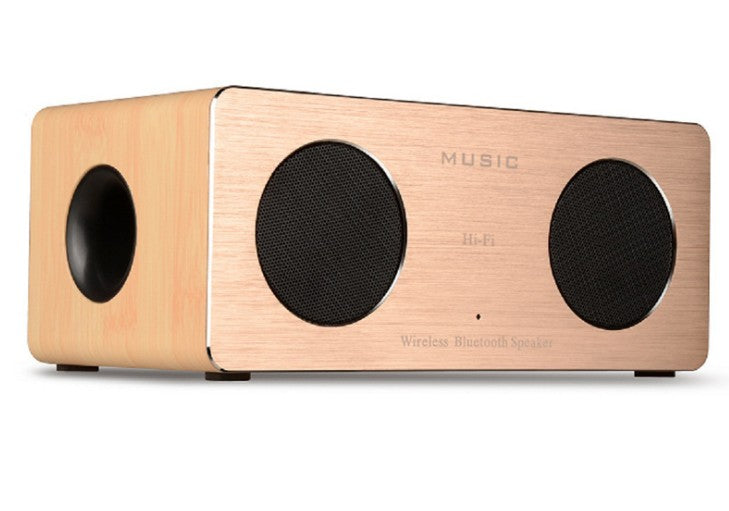 Classic Wooden Wireless Speaker Support TF Card