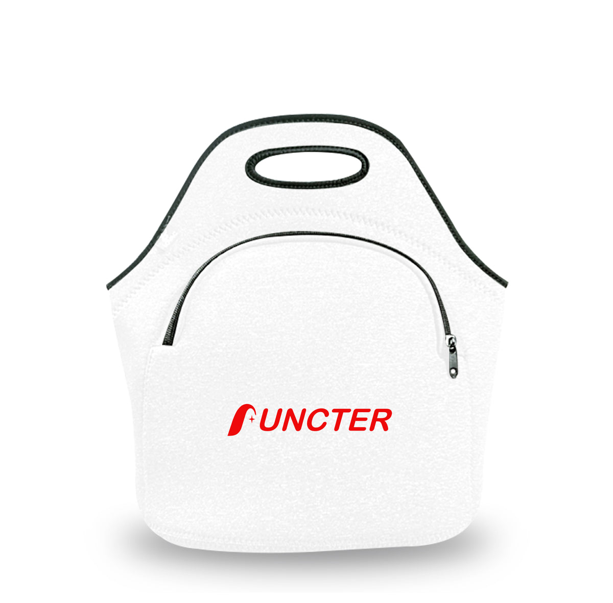 3mm Thick Neoprene Lunch Tote w/Zipper Closed