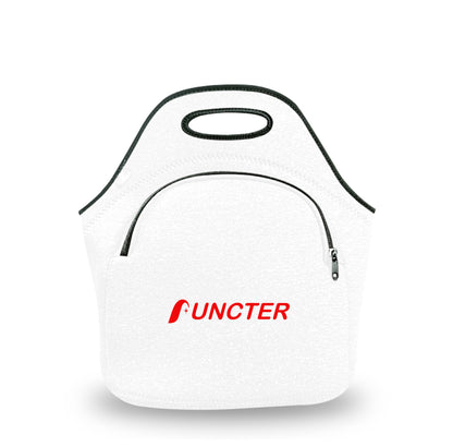3mm Thick Neoprene Lunch Tote w/Zipper Closed