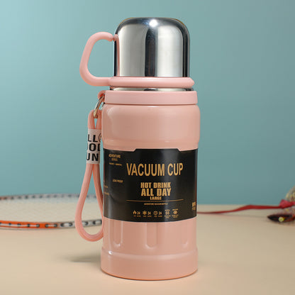 20 Oz/600ml Water Bottle Vacuum Insulated Stainless Steel Bottle Thermal Bottle W/ Own Cup