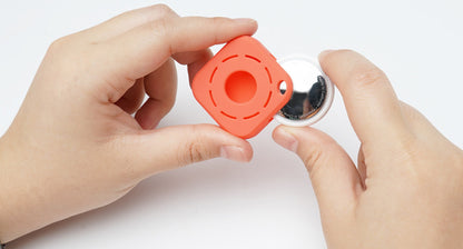 Square Silicone Key Tag Tracker Cover Access Card Sleeve Anti-Lost Protector Holder W/ Carabiner