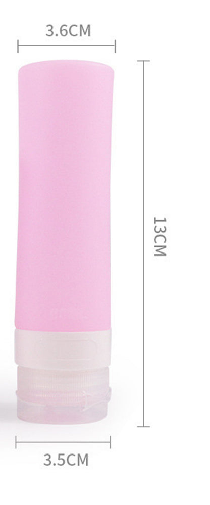 2.7 OZ Leak Proof Travel Split Bottles For Toiletries Refillable Liquid Containers