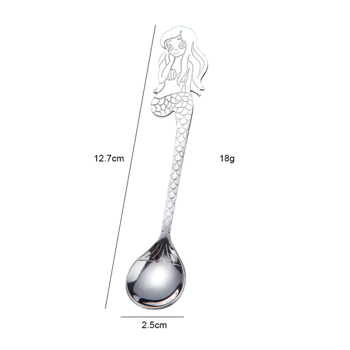 Mermaid Coffee Spoon Stainless Steel Hanging Spoon