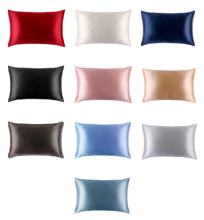 20 x 30" Premium 19 Momme Square 100% Mulberry Silk Throw Pillowcase With Hidden Zipper