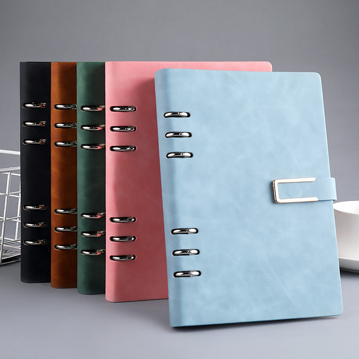 A5 PU Leather Cover Card Booklet Holders Photo Album Colletctor Book Scrapbook - 240 Cards