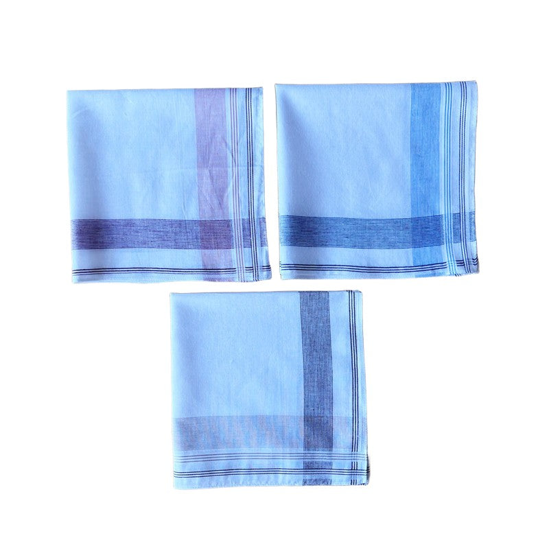 15.7" Square Cotton Handkerchief Hanky