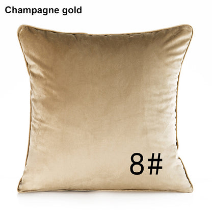 19.7 x 19.7" Premium Square Dutch Velvet Throw Pillowcase With Hidden Zipper