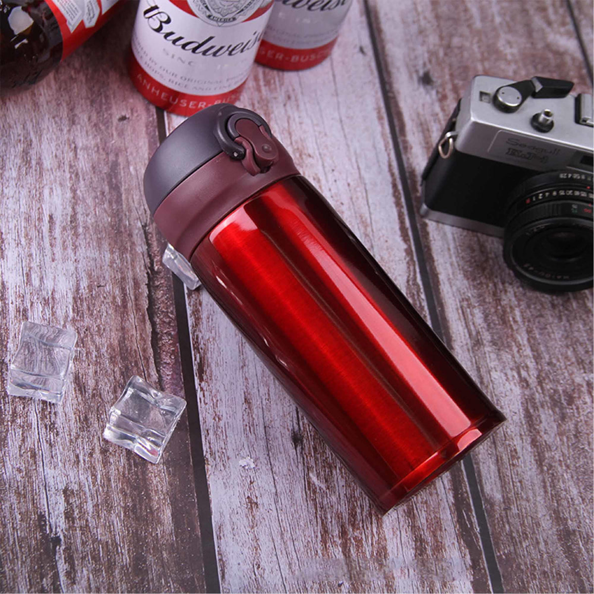 12 Oz. Multicolor Thermal Water Bottle