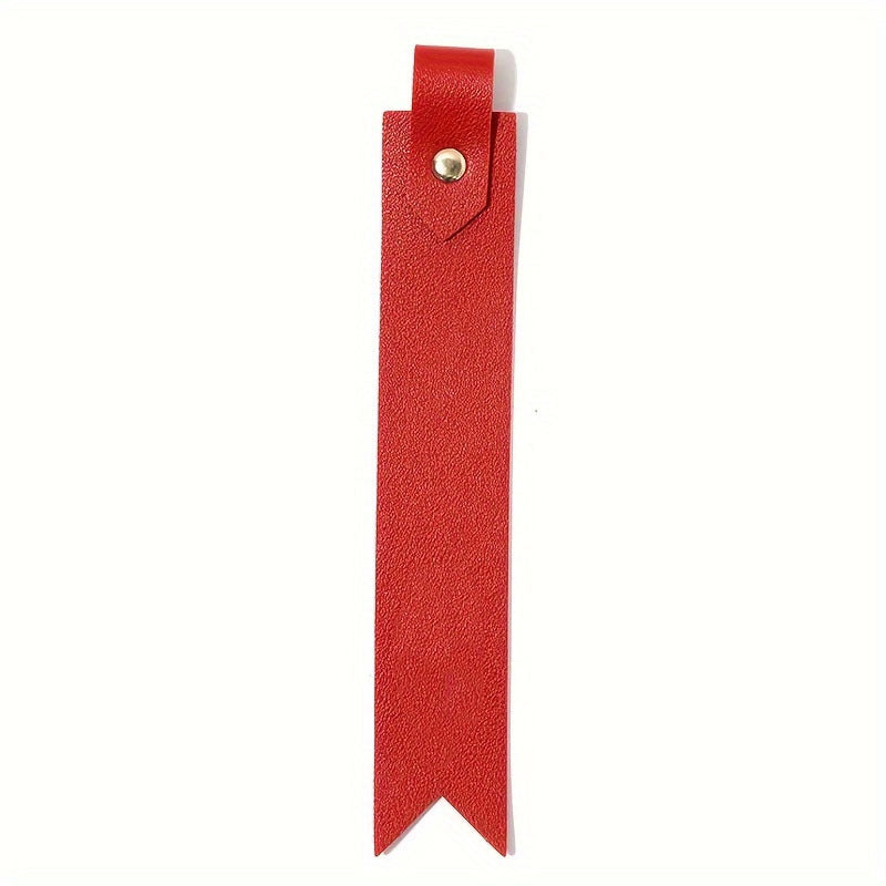 PU Leather Bookmark Classic Stitched Bookmark Page Markers Reading Gifts