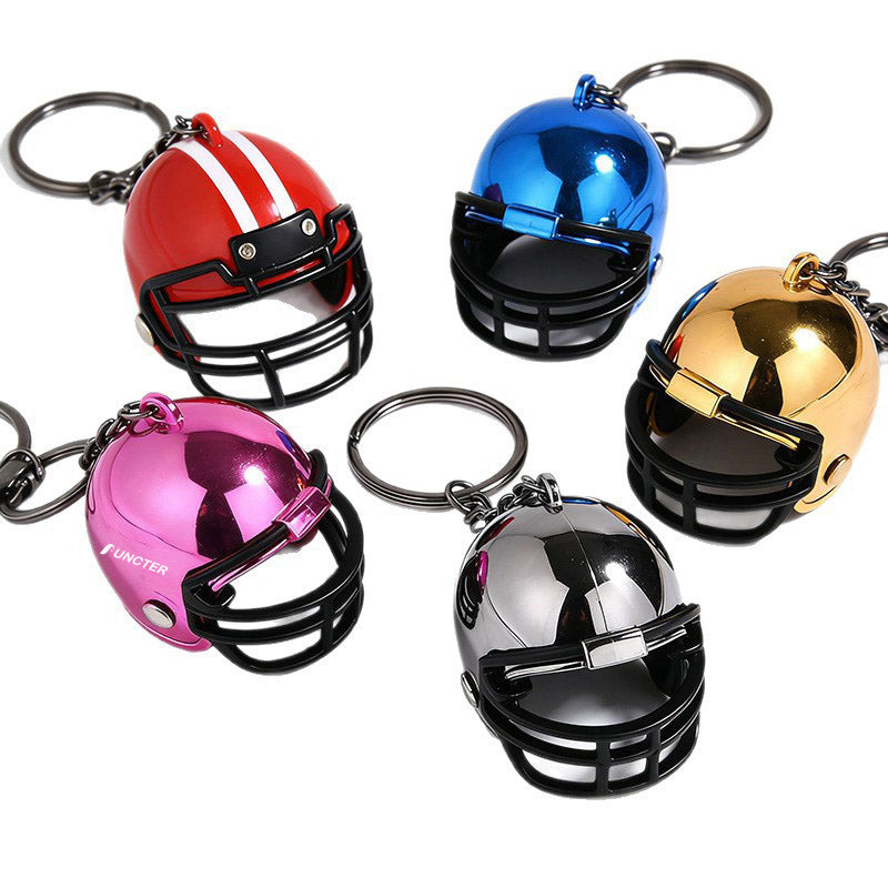 Football Helmet Keychain Phone Pendant Bag Keyring Bag Pendant Charm Accessories