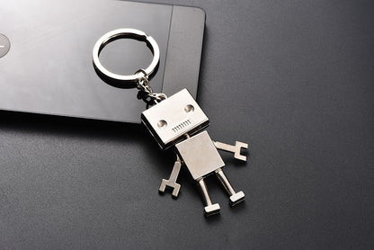 Retro Style Robot Shape Key Chain