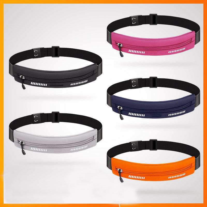 Reflection Fanny Pack Outdoor Sports Water Resistant Polyester Waist Bag
