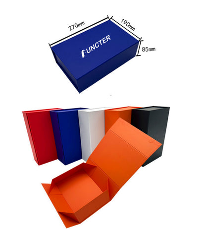 Folding Gift Box/One-piece Gift Box/Magnetic Clamshell Packing Box 7.88'' X 5.12''