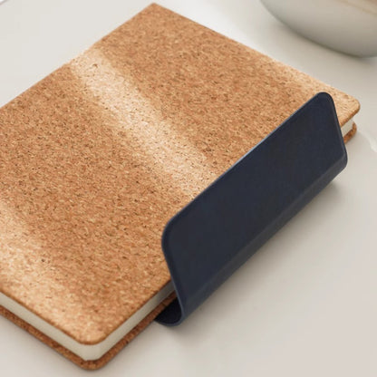 A5 PU Magnetic Closure Buckle Cork Cover Journal Notebook
