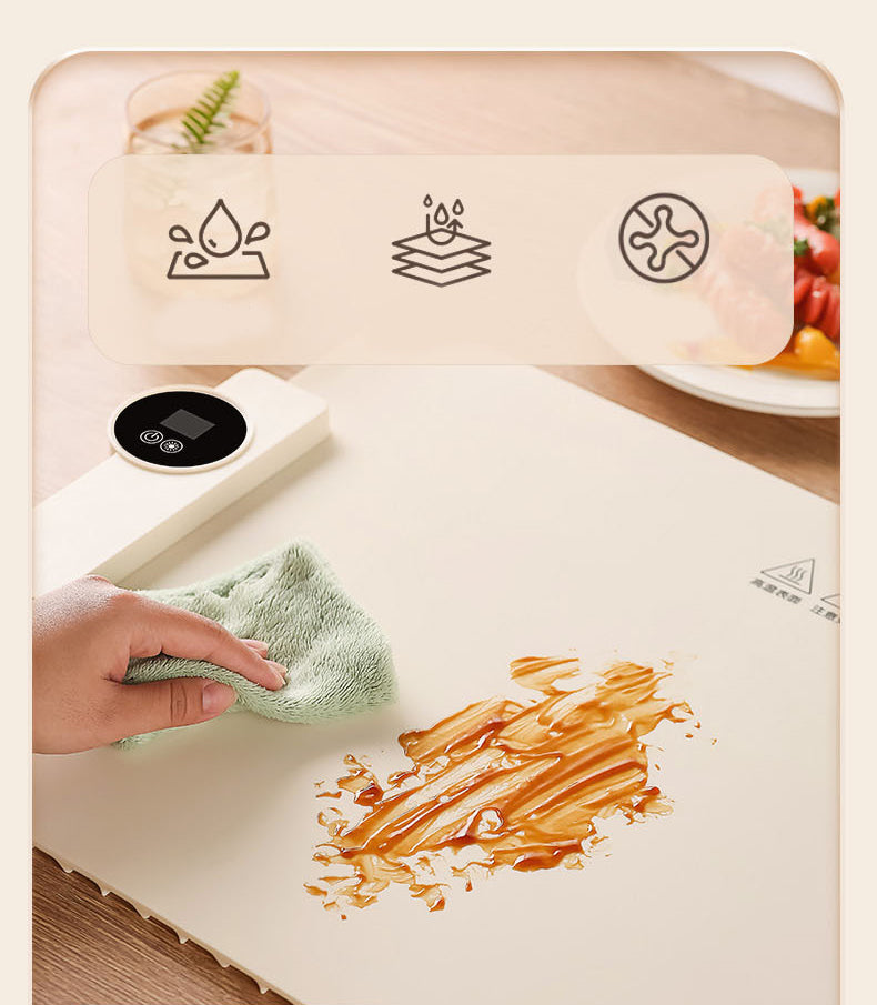 Foldable Silicone Electric Food Warming Mat Warming Tray