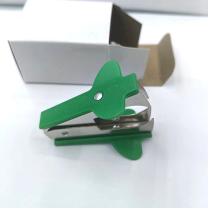 Mini Macaron Color Plane Shape Staple Remover Staple Puller
