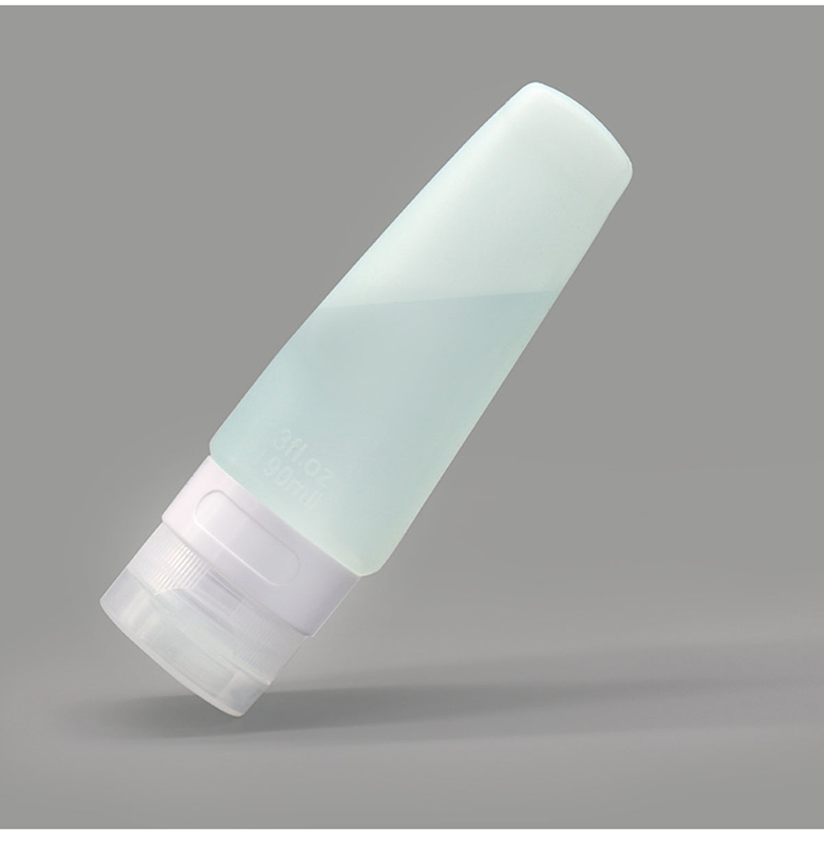 3 OZ Silicone Travel Refillable Bottles, Travel Size for Shampoo,Conditioner,Lotion,Toilet