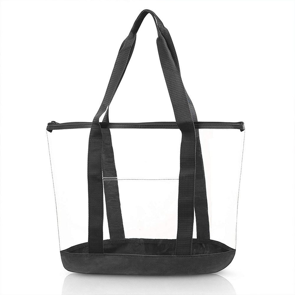Clear PVC Shopping Bag Single Shoulder Bag Tote Bag