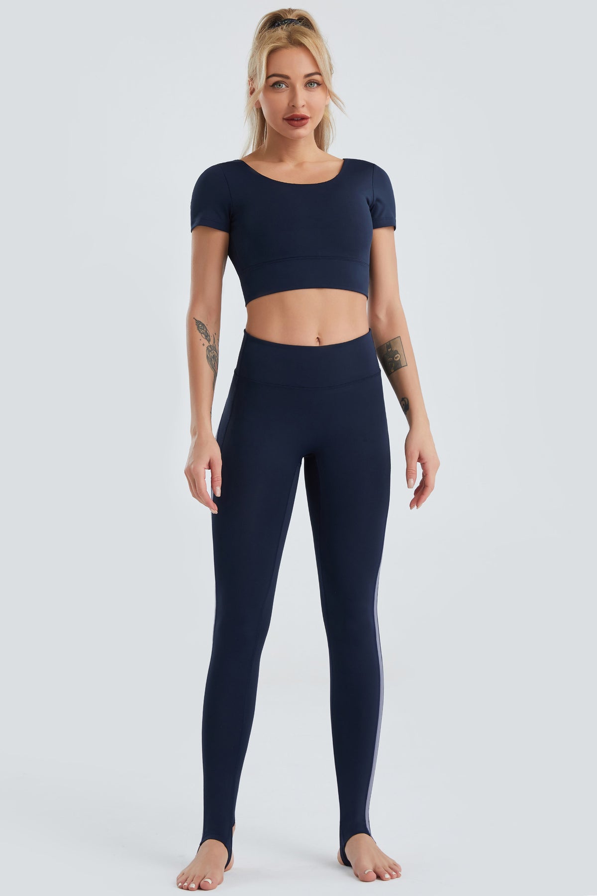 Women's Yoga Sports Bra Strappy Bralette Bra Running Vest Athletic Shirt