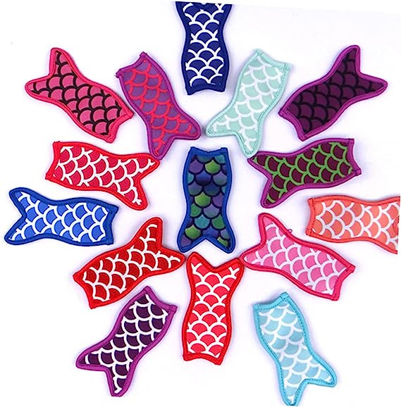 Full Printing Popsicle Holder Bags Neoprene Ice Holders Ice Making Wraps Mermaid Ice-lolly Cover