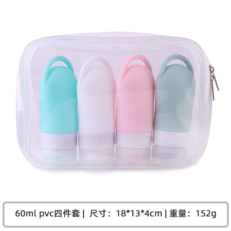 2 OZ Travel Bottles Set For Toiletries ( 4pcs Set )