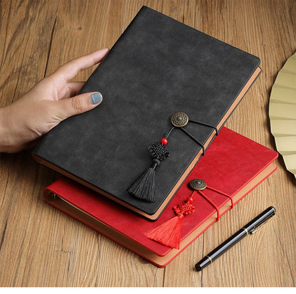 A5 PU Leather Business Notebook Writing Journal Executive Notebook Loose-Leaf Notebook