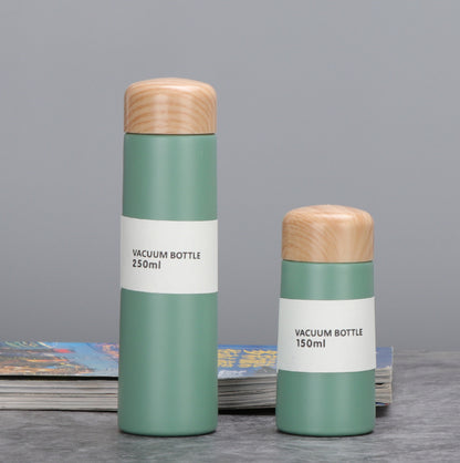 5oz/150ML 304 Stainless Steel Mini Insulated Water Bottle With Screw-on Lid Portable Vaccum Mug